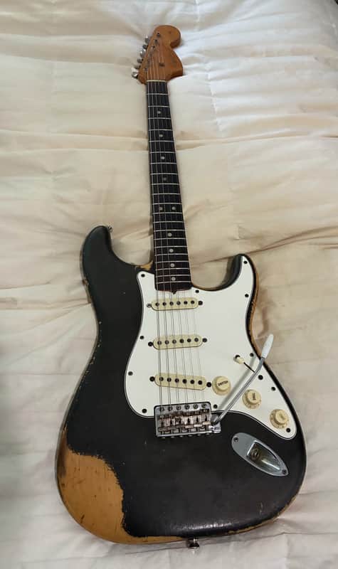 Fender Stratocaster 1966 - black metallic image 1