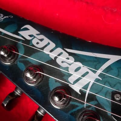 1991 Ibanez JEM 77 BFP Blue Floral Pattern Steve Vain Collectable Clean Board image 12