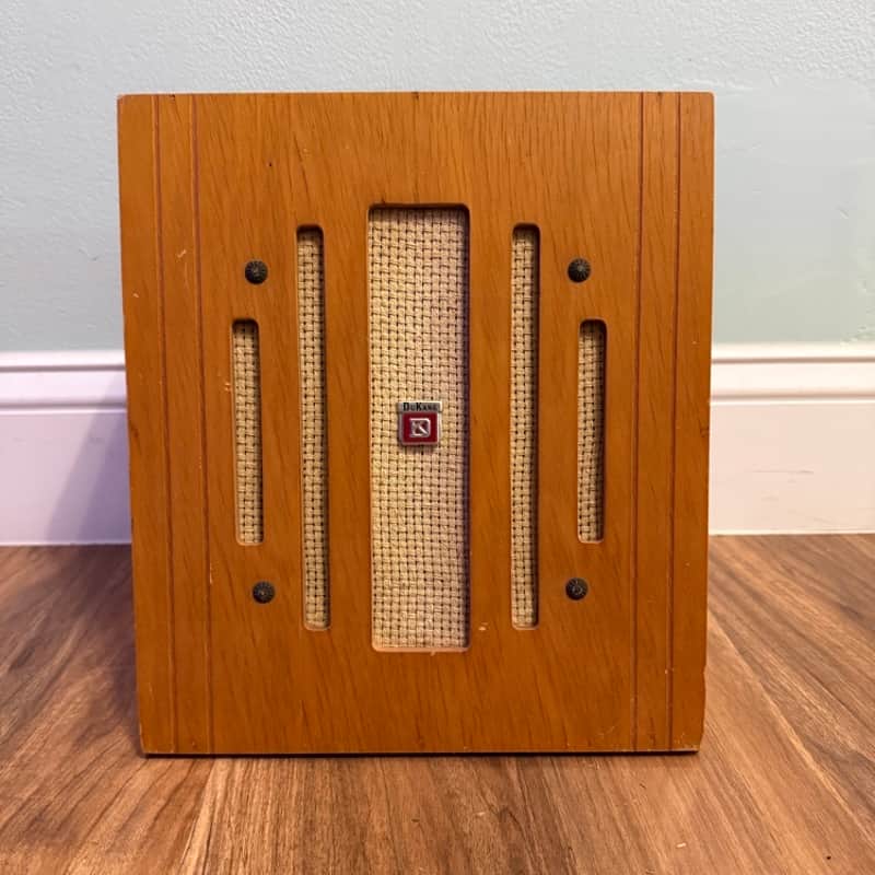 Vintage 1958 DuKane Desktop Guitar Cab with Original Alnico Speaker image 1