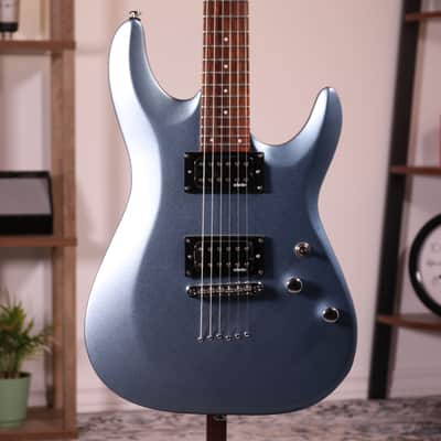 Schecter C-6 Deluxe Electric Guitar - Rosewood Fingerboard, Satin Metallic Light Blue image 13