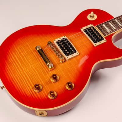 Gibson USA Les Paul Standard Plus Limited Edition Yamano Japan Exclusive 1998 Cherry Sunburst AAA Flame Top Near Mint OHSC image 3