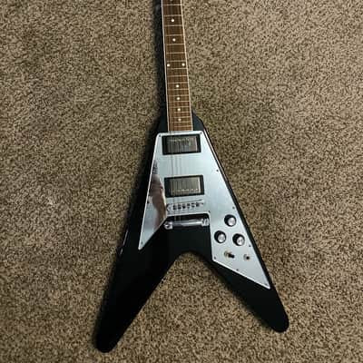 2022 Gibson Flying V Ebony Mirror Limited Edition (Sanded Neck) image 2