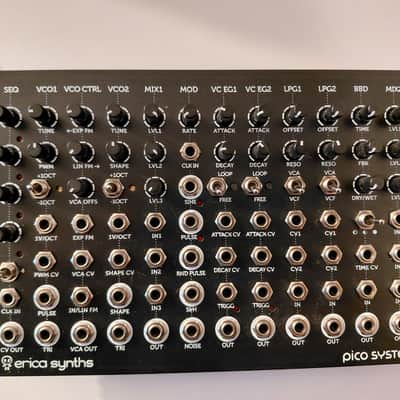 Erica Synths Pico System III + Extras - 2014 - 2020 Black Eurorack Format image 2