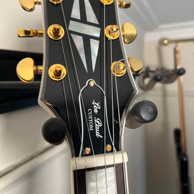 Epiphone Les Paul Custom Alpine White Left Hand image 4