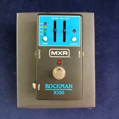 MXR MX100 Rockman X100 Analog Tone Processor 2025 - Present - Black / Blue image 3