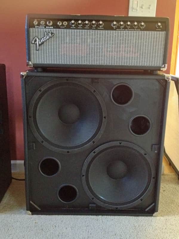 Low Down Sound 2x15  w/Faital 15PR400s 2005 Black image 1