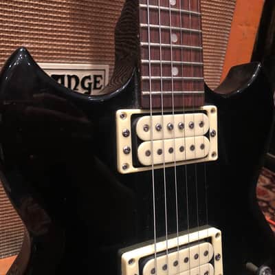Vintage 1980s Yamaha SG200 SG Black Rosewood Set Neck Electric Guitar image 3