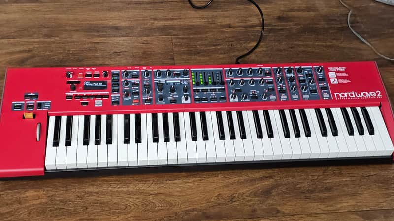 Nord Wave 2 61-Key 48-Voice Polyphonic Synthesizer 2013 - 2022 - Red image 1