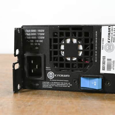 Crown I-Tech 6000 2-Channel Power Amplifier CG012DS image 9