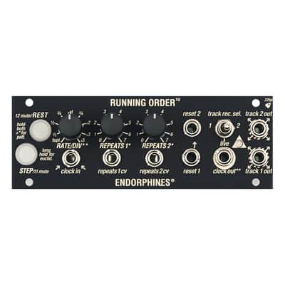 Endorphin.es Running Order Eurorack Trigger Sequencer 1U Module (Black) image 2