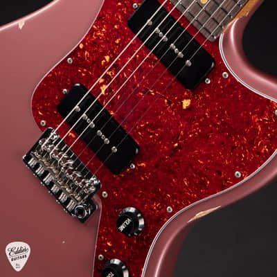 2024 - Suhr Eddie's Guitars Exclusive Roasted Classic JM Antique - Burgundy Mist image 13