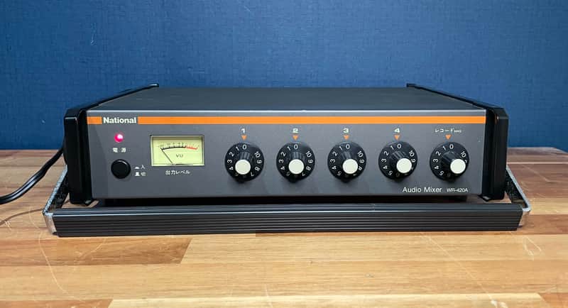 National WR-420A Rare Japanese 4 Channel Mixer / Saturator LoFi image 1