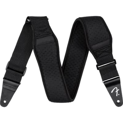 Immagine Fender Swell Neoprene Strap 2" (Black) - Strap for Guitars - 1