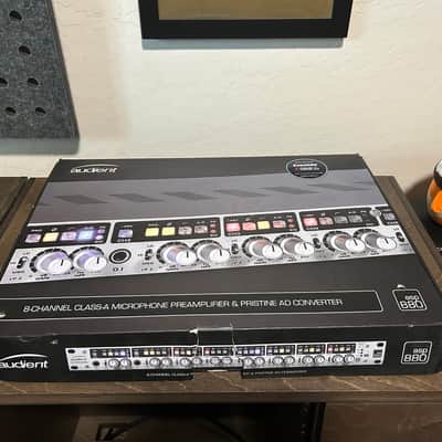 Audient ASP880 8-Channel Microphone Preamplifier and A/D Converter 2010s Silver image 9