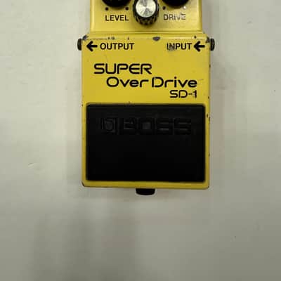 Boss SD-1 Super Overdrive 1981 - 1988 Made In Japan | Reverb