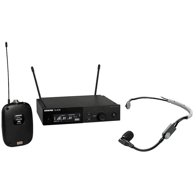 SHURE SLXD14+SM35-G57 Rackmount Digital Wireless Headset Networking System image 1