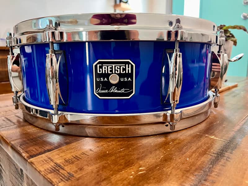 Gretsch GAS0514-VC Vinnie Colaiuta Signature 5x14" Snare Drum 2010s - Cobalt Blue image 1
