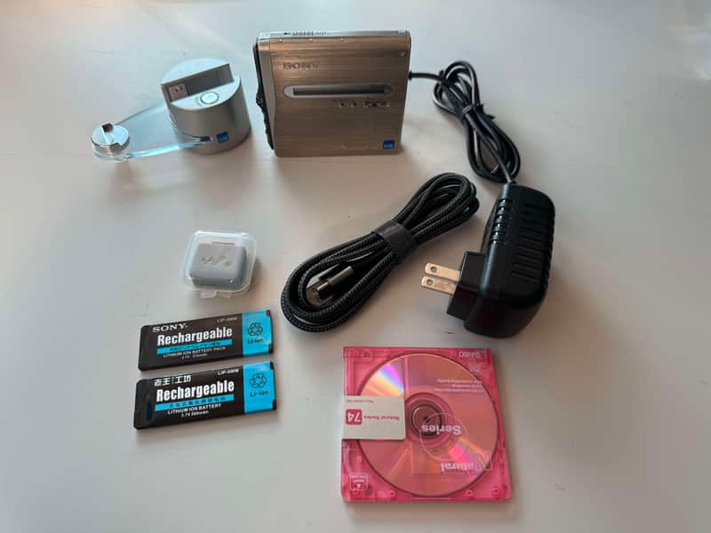 Sony MZ-NH1 MZNH1 Net MD Hi-MD Walkman Minidisc Player Recorder USB-C PC Kit image 1