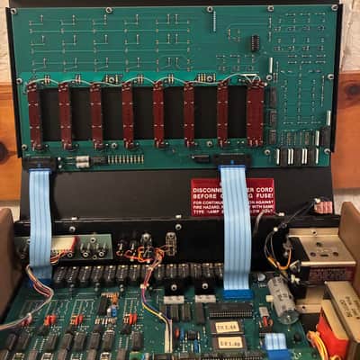 Oberheim DX 1983 - Blue with wood ends image 4