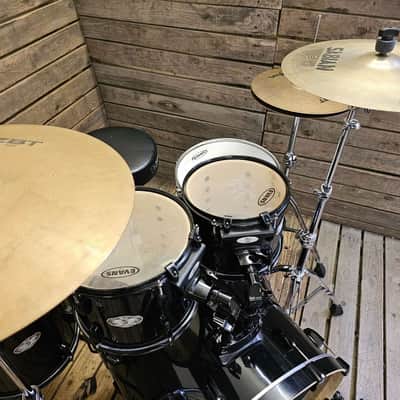 Drum Kit Pearl Vision Birch Complete Black USED! RKVB100626 image 5
