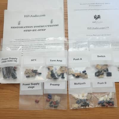 Kenwood KR-9400 restoration kit filter capacitor repair rebuild fix image 2