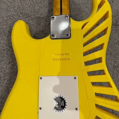 Custom Little wing - Yellow  Exclusive 3D printed guitar Custom shop made in Ukraine Electric guitar Strat Superstrat stratocaster Excellent Condition image 17
