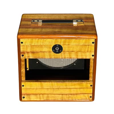 Unique Ashen 112 Yellow Custom Guitar Speaker Cabinet Redwood (empty) image 4