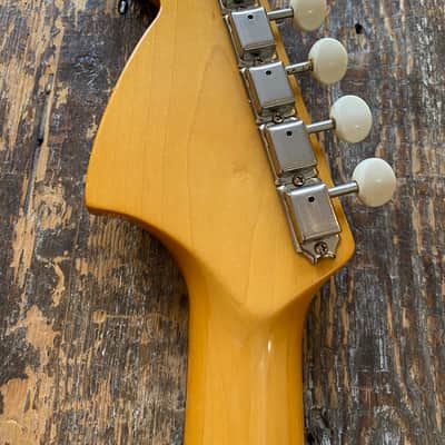 Fender Mustang '69 Reissue CIJ R-Serial 2004 Rare Non-Catalogue Solid Lake Placid Blue w/ Matching Headstock image 16