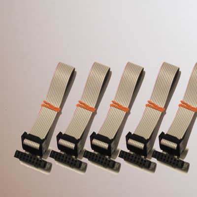 A50 (Pack of 5) • 19" 16pin to 10pin Power Connector • Eurorack Power Bus Ribbon Cable • Avantgarde Sound 2024 image 1