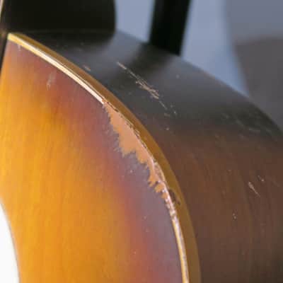 Stella Harmony H912 12 String 1966 Sunburst Kurt Cobain Nirvana Acoustic Guitar + Original Case image 10