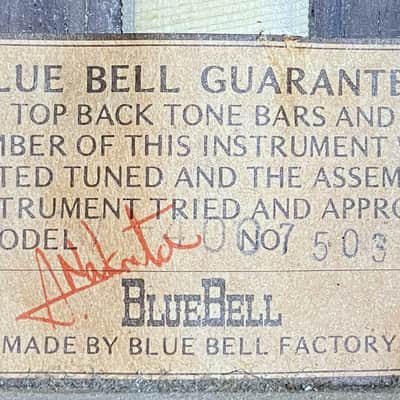 1975 Bluebell W-400, Gallagher Doc Watson style guitar by Fujigen with Under saddle PU by Fujigen, Hoshino Gakki image 21
