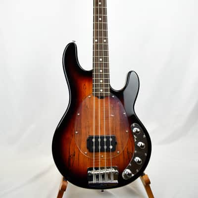 Sterling by Music Man StingRay RAY34SM Spalted Maple Sunburst Active 3 Band EQ image 4