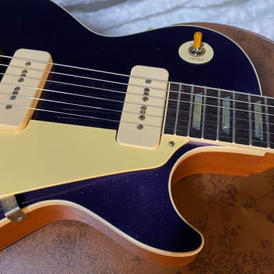 NEW! Gibson Custom Shop Murphy Lab '56 Les Paul Dark Purple SPARKLE Top Reissue - Ultra Light Aged - 8.8 lbs - Authorized Dealer - G05466 image 2