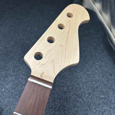 Electric bass guitar neck/T 20250205 (21frets  ) maple/Purple core wood image 1