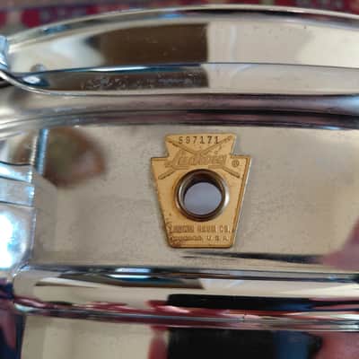 Vintage 1968 Ludwig No. 400 Supraphonic 5x14" Snare Drum image 4