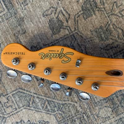 Fender Squier Telecaster 40th Anniversary Limited Edition 2022 - Vintage blonde with black binding image 7