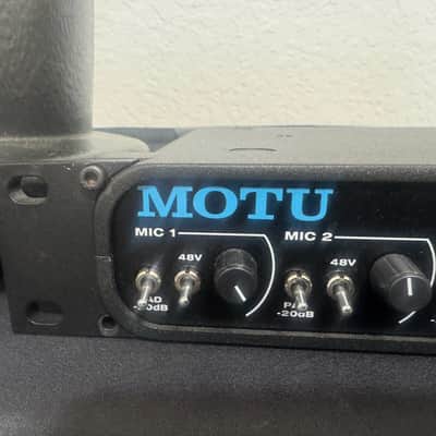 MOTU 8Pre Firewire Audio Interface 2000s - With Yamaha MY8-AT Expansion card and optical cable image 4