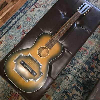 1930s Bronson Music Corporation - Regal Square Neck Parlor Hawaiian Lap Steel Guitar - w/ Case image 5