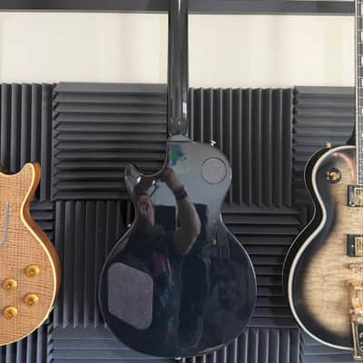 Gibson Les Paul Studio with Fretboard Binding 2019 - Dark Cherry Burst image 9
