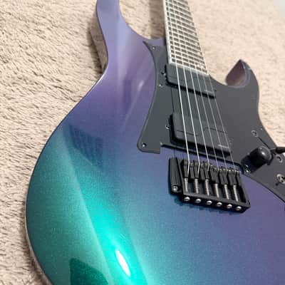 Ibanez RG631ALF-BCM Axion Label 2021 - Present - Blue Chameleon image 2