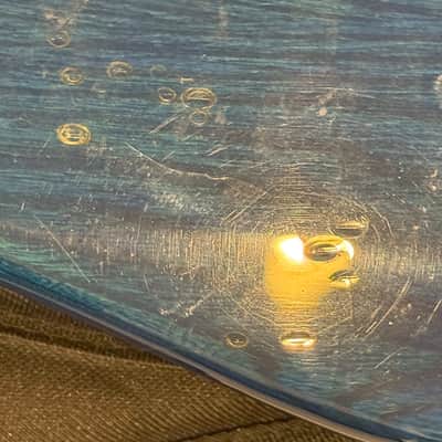 MIJ Fender Prophecy II Bass PJ  1993 - 1994 - Sapphire Blue Transparent with GIg Bag image 9