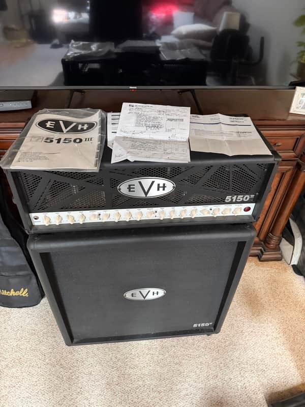 EVH 5150 III 100S 100-Watt 4x12" Guitar Speaker Cabinet 2013 - Present - Black image 1