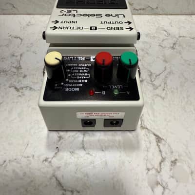 Boss LS-2 Line Selector (Silver Label) 1991 - Present - White image 3