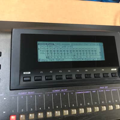 Yamaha W7 Synthesizer 1994 - Black - Made in Japan image 3