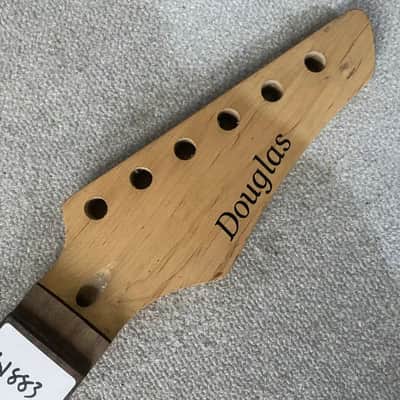 Maple Wood Guitar Neck, 22 Frets Rosewood Fingerboard image 9