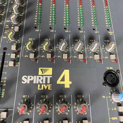Soundcraft Spirit Live 4 24 Channel Mixing Console with Case 1990s image 6