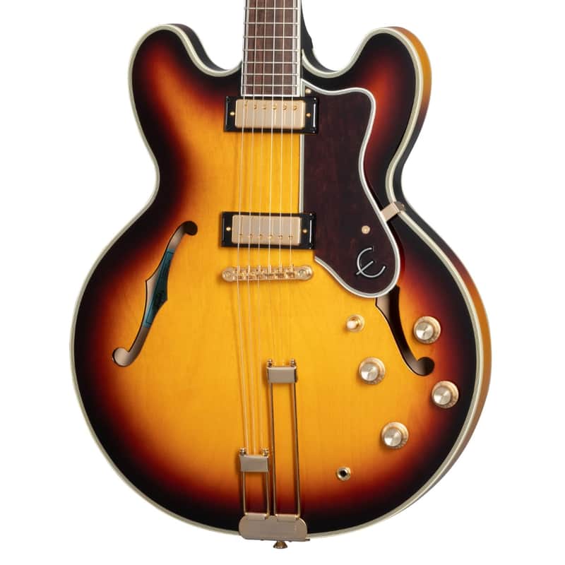 Epiphone Sheraton Semi-Hollow Electric Guitar Vintage Sunburst image 1
