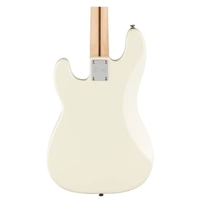 Squier Affinity Series Precision Bass PJ - Olympic White w/ Maple FB image 7