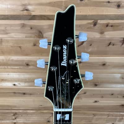 Ibanez PS3CM Paul Stanley Signature Electric Guitar - Black Cracked Mirror image 3