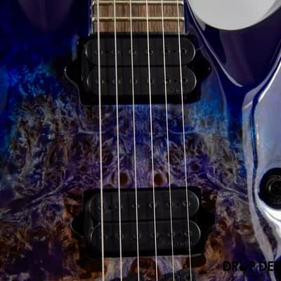 Jackson Pro Series Signature Chris Broderick Soloist HT6P Electric Guitar - Transparent Blue image 6
